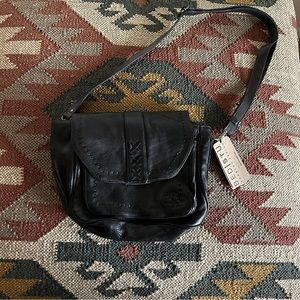 BED STÜ Black Halsey Crossbody Handbag